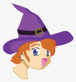 Manga Witch Svg Clip Arts - Cartoon, HD Png Download, Free Download