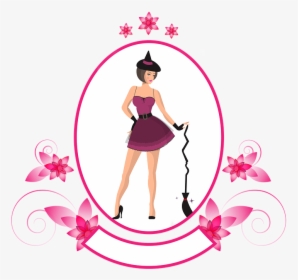Halloween Sexy Witch - Transparent Pink Frame Clipart, HD Png Download, Free Download