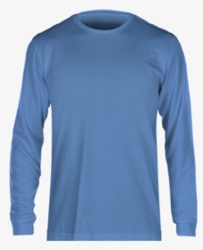 Fan Cloth Long Sleeve Tee Light Blue - Long-sleeved T-shirt, HD Png Download, Free Download