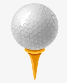 Golf Ball On Tee Png - Transparent Golf Ball Clipart, Png Download, Free Download