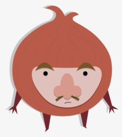 Monsieur Oignon Tee - Cartoon, HD Png Download, Free Download