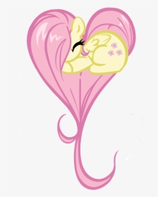 Fluttershy Cute Stuff Pinterest - My Little Pony Fluttershy Heart, HD Png Download, Free Download