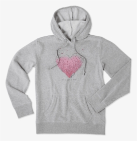 Women"s Tiny Hearts Go-to Hoodie - Hoodie, HD Png Download, Free Download