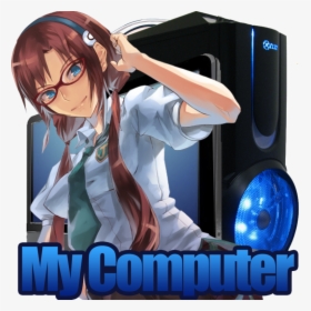 Thumb Image - My Computer Anime Icons, HD Png Download, Free Download
