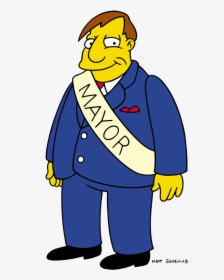 Simpsons Mayor, HD Png Download, Free Download