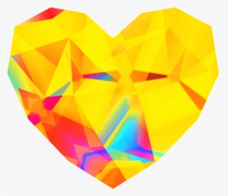 Kaleidoscopic Technicolor Dream Heart After Effects - Crystal, HD Png Download, Free Download