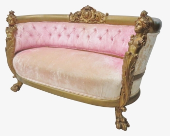 Victorian Couch Png - Loveseat, Transparent Png, Free Download