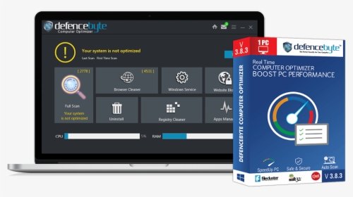 Defencebyte Computer Optimizer, HD Png Download, Free Download