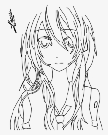 Miku - Line Art, HD Png Download, Free Download