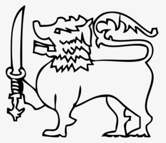 Logo - Lion Sri Lanka Flag, HD Png Download, Free Download