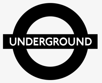 London Underground Logo Black And White - London Underground, HD Png Download, Free Download