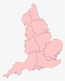 Map Of England Labelled, HD Png Download, Free Download