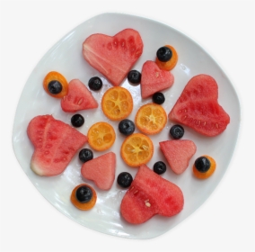 Fruit, Plate, Heart, Fresh, Healthy, Sweet, Delicious - Food, HD Png Download, Free Download
