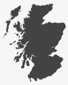 Scotland Map Silhouette - England Scotland Wales Borders, HD Png Download, Free Download