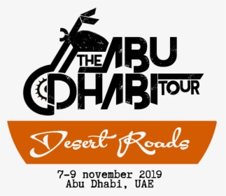 Logo Empty With Orange Banner - Abu Dhabi Tour Logo, HD Png Download, Free Download