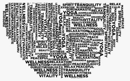 Yoga And The Cardiovascular System - Transparent Word Cloud Png, Png Download, Free Download