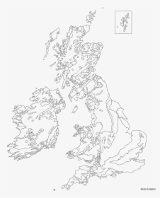 Geological Map Of Uk Black And White, HD Png Download, Free Download