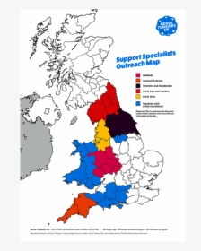 England Map - European Elections 2019 Uk Results, HD Png Download, Free Download