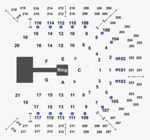 Seat Number Van Andel Arena Seating Chart, HD Png Download ...