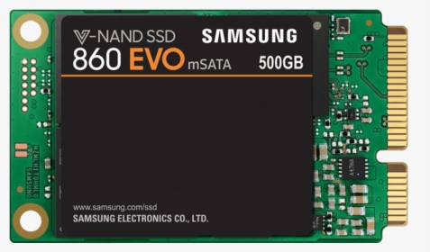 500gb 860 Evo, 550 / 520 Mb/s, V-nand Mlc, Sata 6gb/s, - Samsung Msata Ssd, HD Png Download, Free Download