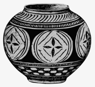 Pottery,urn,ceramic - Vase, HD Png Download, Free Download