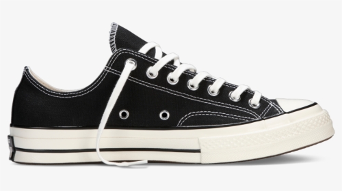 Chuck Taylor ‘70, Low, Black, Canvas - Chuck Taylor 70s Black, HD Png Download, Free Download