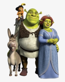 Shrek And Fiona And Donkey, HD Png Download, Free Download