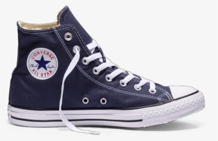 Navy Blue High Tops Converse, HD Png Download, Free Download