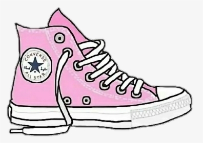 Sticker Pink Aesthetic - Pink Converse Sticker, HD Png Download, Free Download