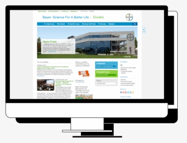 Bayer Hellas Case Study Web Design - Case Study, HD Png Download, Free Download