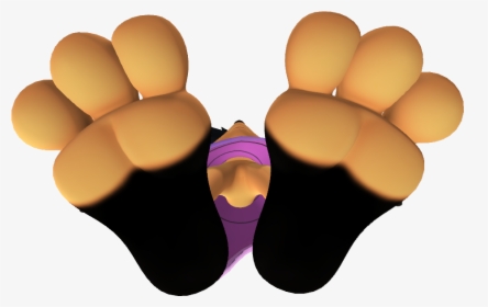 Nicole The Holo-lynx Feet Closeup 5 - Tan, HD Png Download, Free Download
