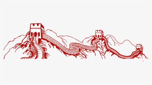 Great Wall Of China Silhouette, HD Png Download, Free Download