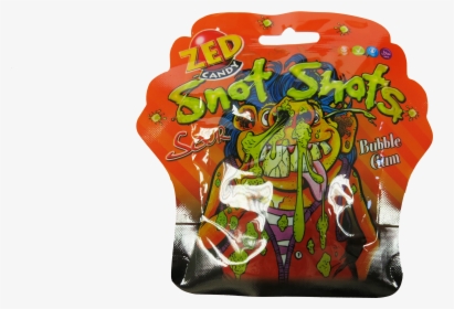 Zed Candy Snot Shots Sour Bubblegum 30g"  Title="zed - Illustration, HD Png Download, Free Download