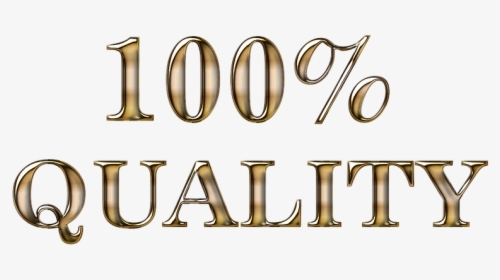 One Hundred Percent, 100, Quality, Gold, Shiny - Quality Clipart No Background, HD Png Download, Free Download