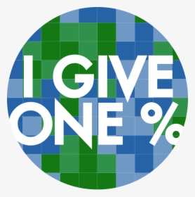 Copy Of 1 Percent Transparent Logo - One For The World Columbia, HD Png Download, Free Download