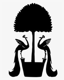 Pheasants And Tree Silhouette - Level 1 Bbbee Badge, HD Png Download, Free Download
