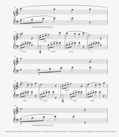 Sur Ma Route Piano Sheet Music, HD Png Download, Free Download