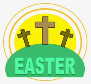 Easter Religious Clipart - Cross Clip Art Easter, HD Png Download, Free Download