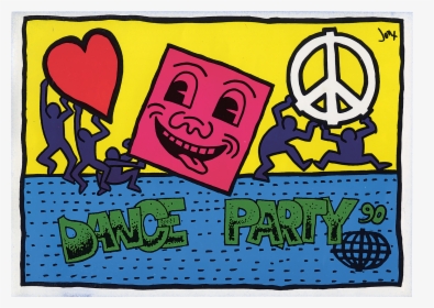 Dance Party Flyers 90s, HD Png Download, Free Download