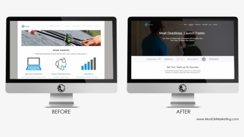 Before After Technology Consulting Web Design, HD Png Download, Free Download