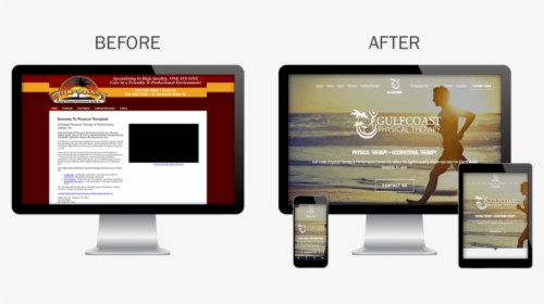 Gulfcoast Physical Therapy Before And After - Online Advertising, HD Png Download, Free Download