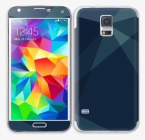 Blue Skin Galaxy S5 - Celular Samsung S5 Mini, HD Png Download, Free Download