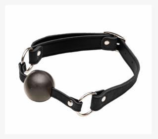 Black Suede Leather Gag - Strap, HD Png Download, Free Download