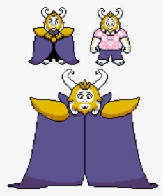 Undertale Asgore Colored Sprite, HD Png Download, Free Download