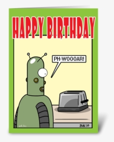 Robot Love Birthday Card Greeting Card - Robots Happy Fathers Day, HD Png Download, Free Download
