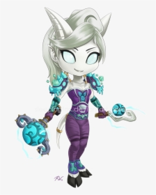 Charming Draenei With A Simple But Nicely Coordinated - Chibi Draenei, HD Png Download, Free Download