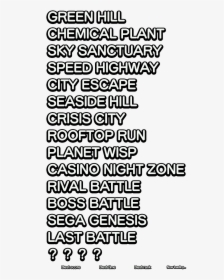 Sonic Generations Level Font, HD Png Download, Free Download