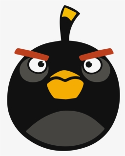 Stitch Clipart Annoyed, Stitch Annoyed Transparent - Black Angry Birds Bomb, HD Png Download, Free Download