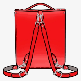 15 Portrait Backpack In Patent Rosy Red Leather • The, HD Png Download, Free Download