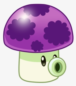 File - Puff-shroom - Plants Vs Zombies 2 Puff Shroom, HD Png Download, Free Download